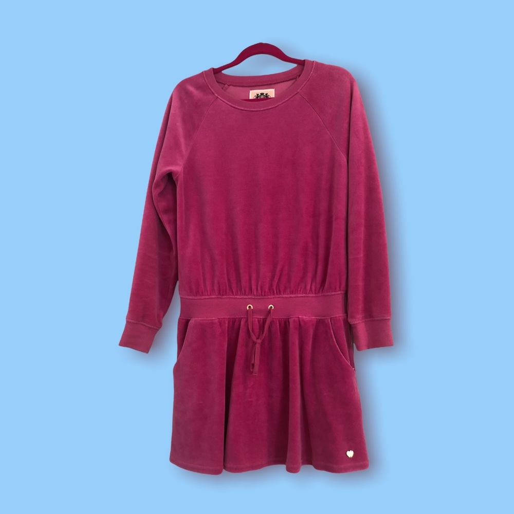 Juicy Couture Velvet Pink Dress